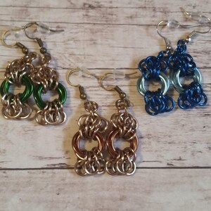 Butterfly Chainmaille earrings