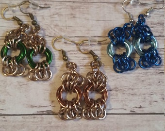 Butterfly Chainmaille earrings