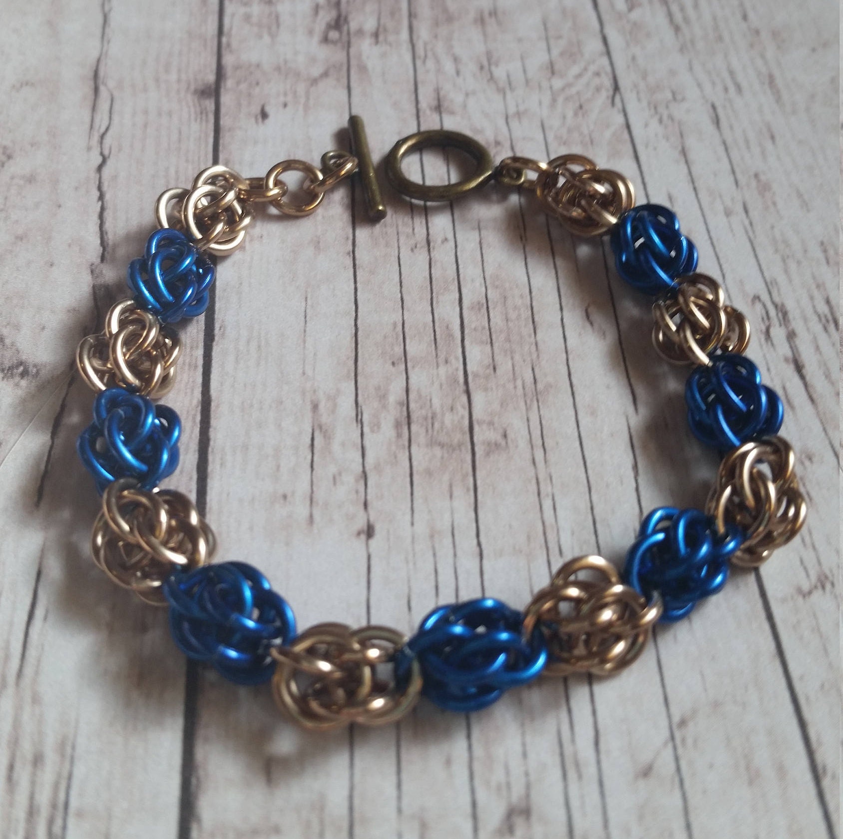 Sweet Pea Chainmaille Bracelet - Etsy