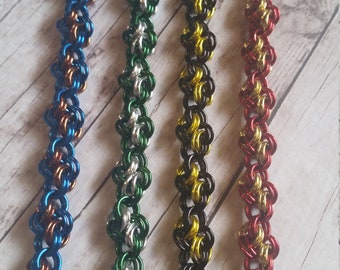 Pulsera de cota de malla de doble nube inspirada en la casa mágica