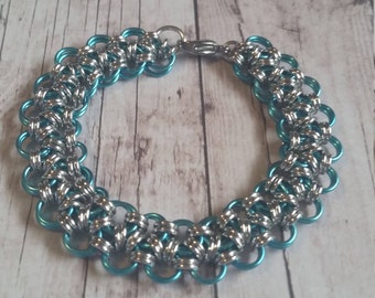 Japanese lace chainmaille bracelet