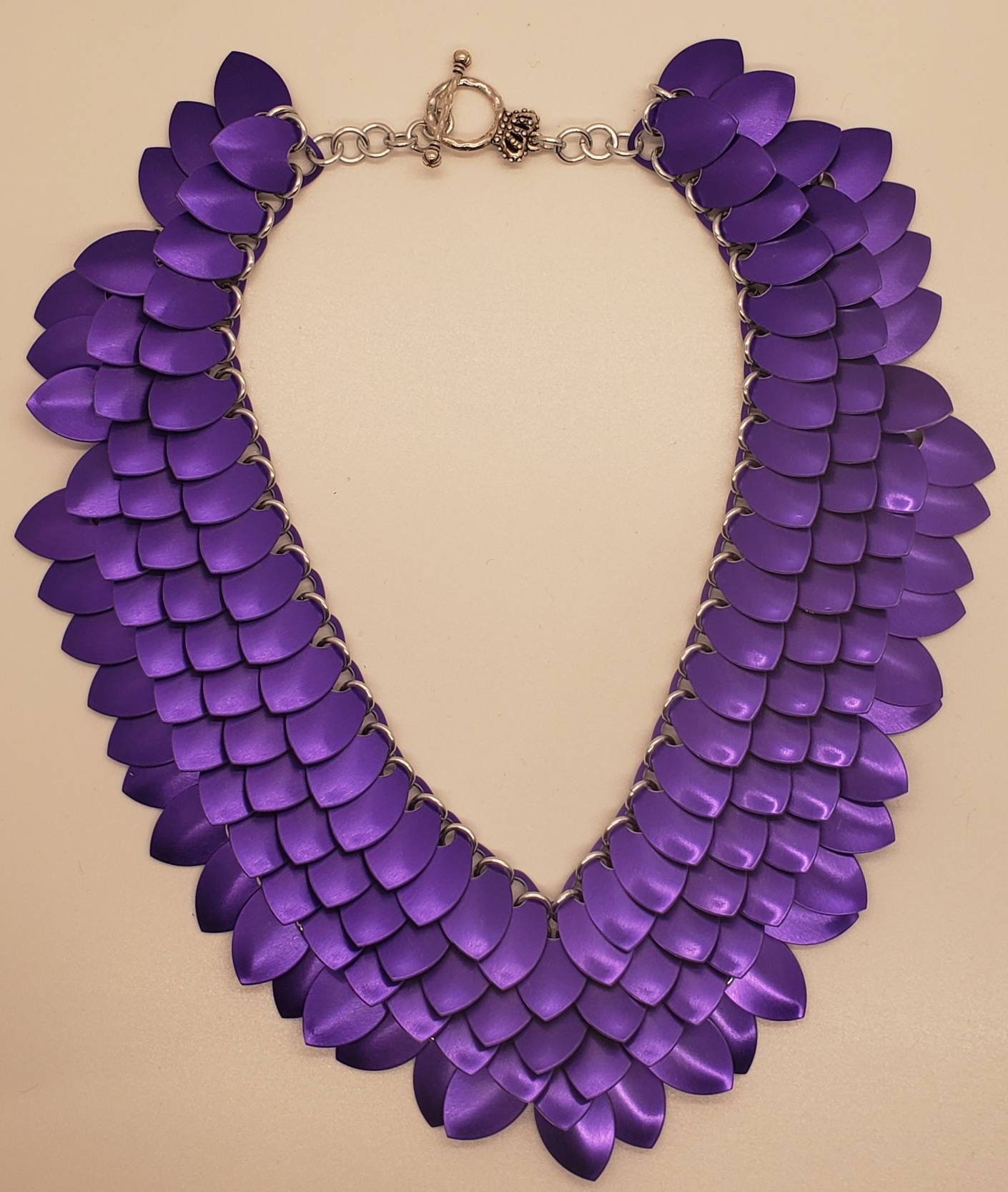 Scale Chainmaille Collar Necklace - Etsy