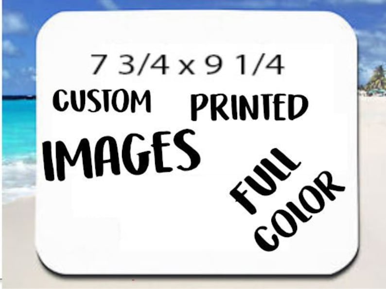 PERSONALIZED Mouse pads COLOR SUBLIMATION any picture or saying Free Shipping!