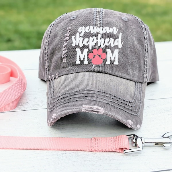 German Shepherd Mom Hat, german shepherd hat, german shepherd clothing, german shepherd mom, german shepherd gift, german shepherds