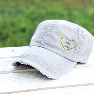 Down's Syndrome Hat, Down's Syndrome Baseball Cap, Down's Syndrome Arrow Hat, Down's Syndrome Heart Hat