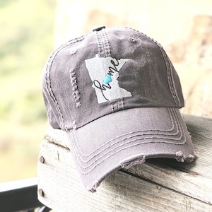 Women&#39;s Minnesota Baseball Cap, Minnesota Baseball Cap, Women&#39;s Minnesota Hat, Minnesota Home Hat, Minnesota Clothing, Minnesota Gift
