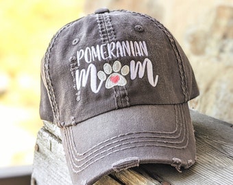 Pomeranian Mom Hat Pomeranian Mom 