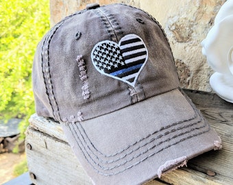 Thin Red Line Hat Cap Fire Lives Matter Black Red One Size Men Adult NEW