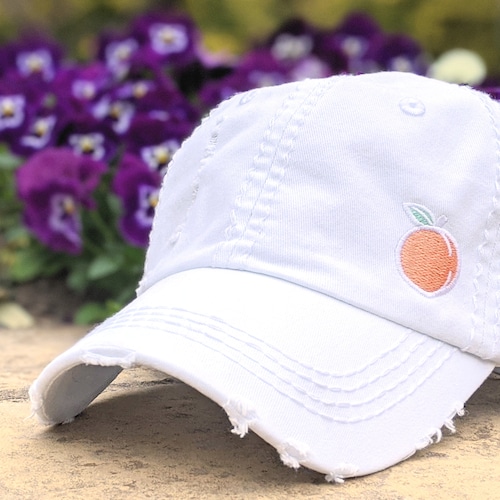 Peach Hat Peach Peach Cap Peach Emoji Peach Emoji Hat Etsy