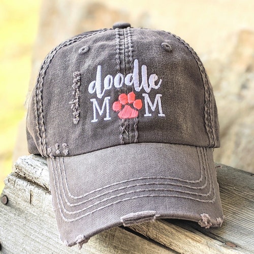 Doodle Mom Hat Doodle Mom Baseball Cap Goldendoodle Gifts Etsy