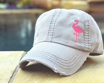 Women's Flamingo Baseball Cap, Flamingo Baseball Cap, Flamingo Hat, Flamingo Gift, Flamingo birthday gift, Florida Baseball Cap, Christmas