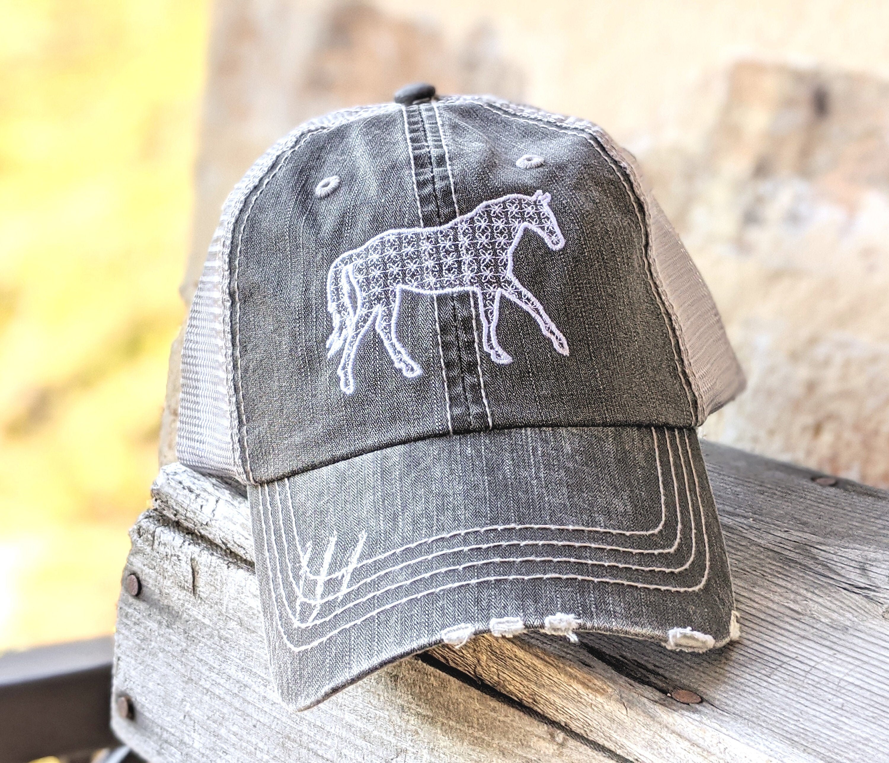 Women's Horse Hat Horse Baseball Cap Horse Hat Horse Etsy