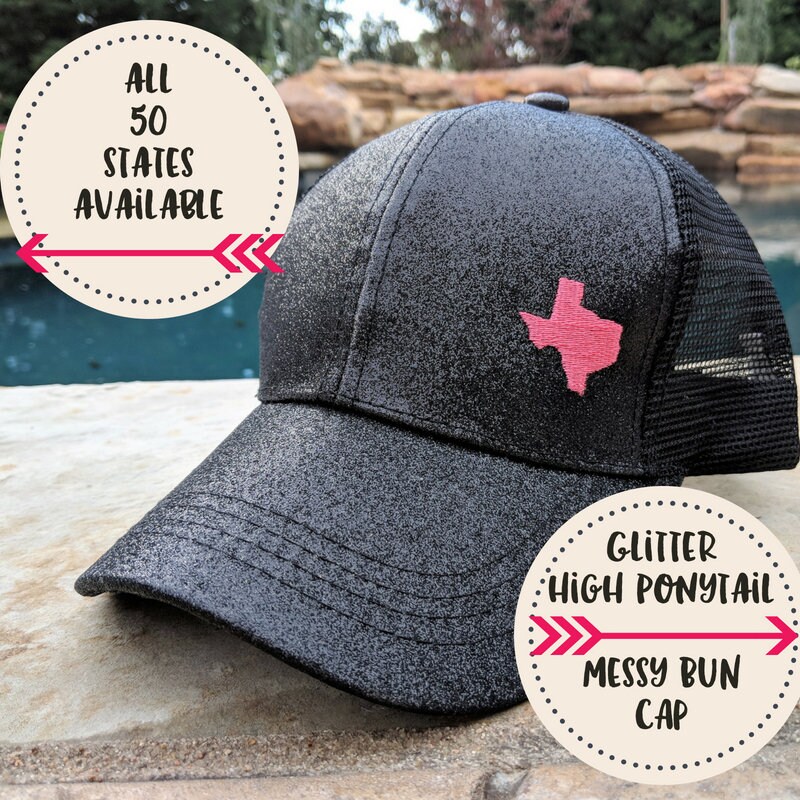 High Ponytail Cap Messy Bun Cap 