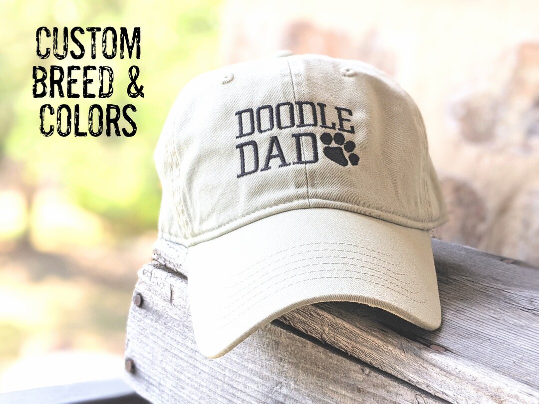 Men's Dog Breed Hat, Men's Dog Hat, Dog Dad Hat, Doodle Dad Hat, Doodle