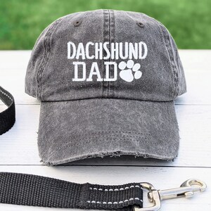 Dachshund Dad Embroidered Baseball Cap: Doxie Wiener Dog Gift