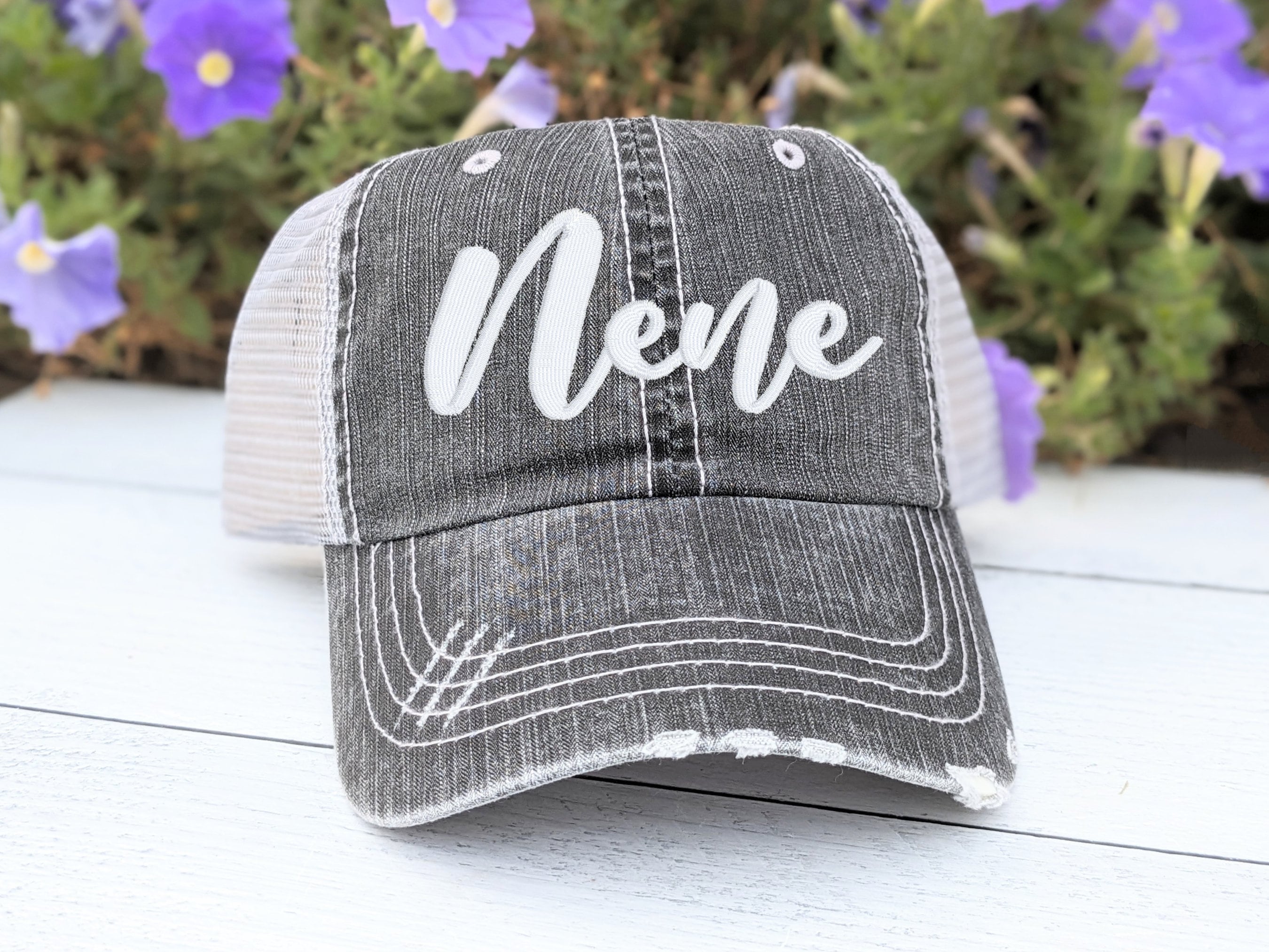 Nene or Custom Text Name Nickname Embroidered Women's