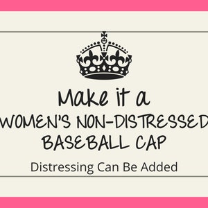 Women&#39;s Non-Distressed Baseball Cap Switch, Add-on Item Only, Grey, Black, Camo, Camouflage, Camo