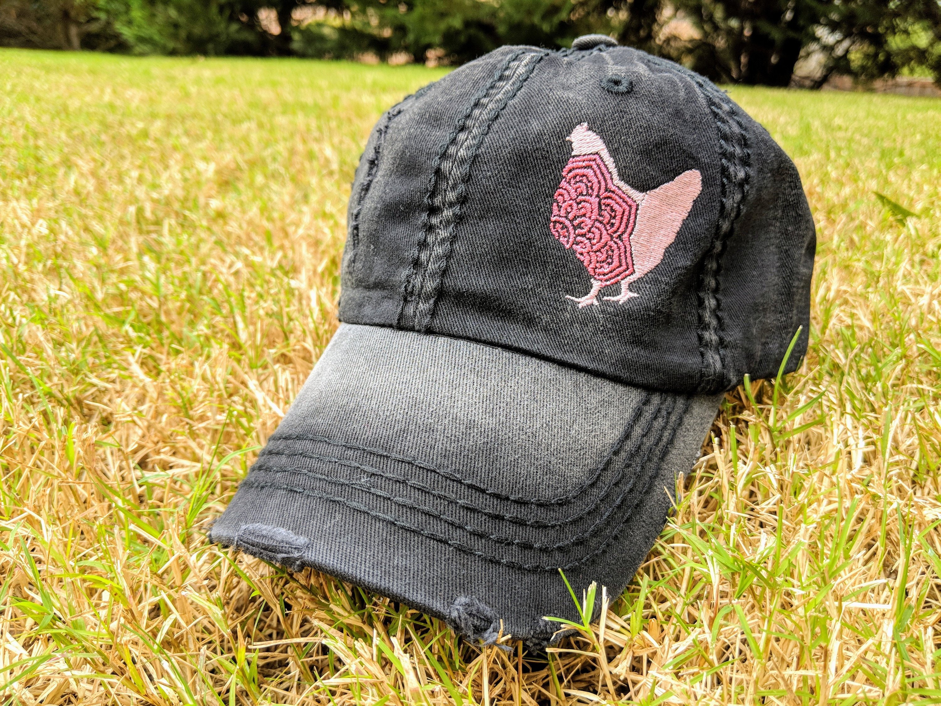 chicken baseball hat