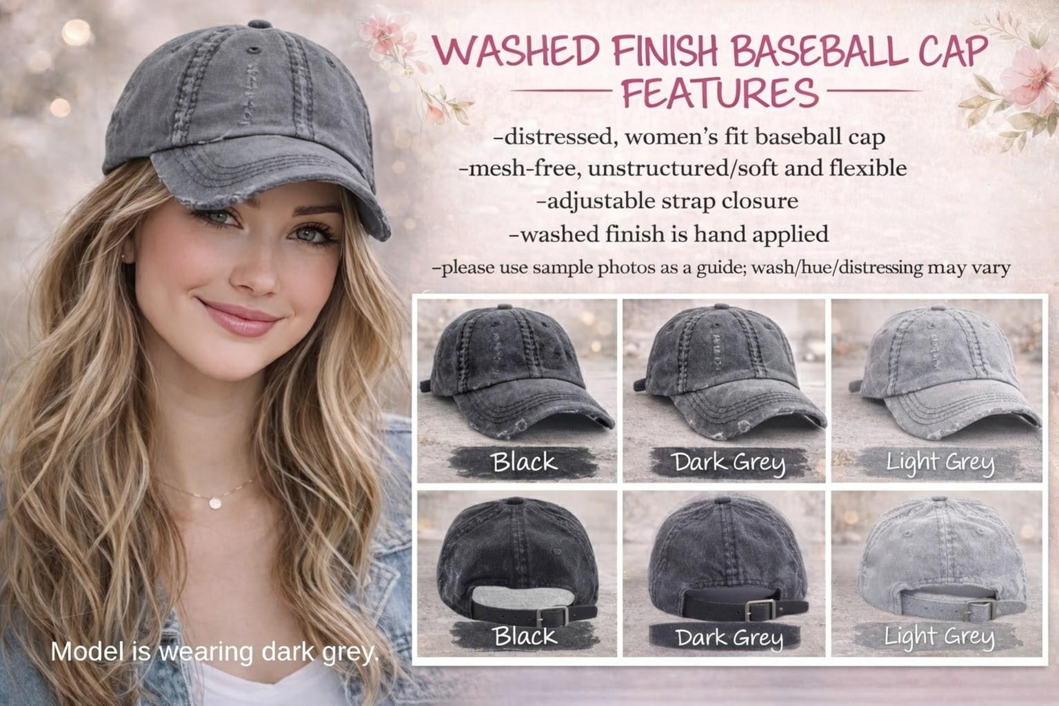 Grandma #gmalife Hat, Baseball Cap, Vintage Wash, Cotton, Heart