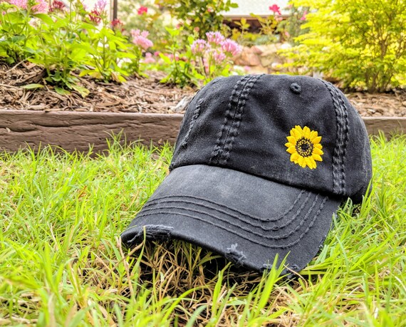 sunflower baseball cap