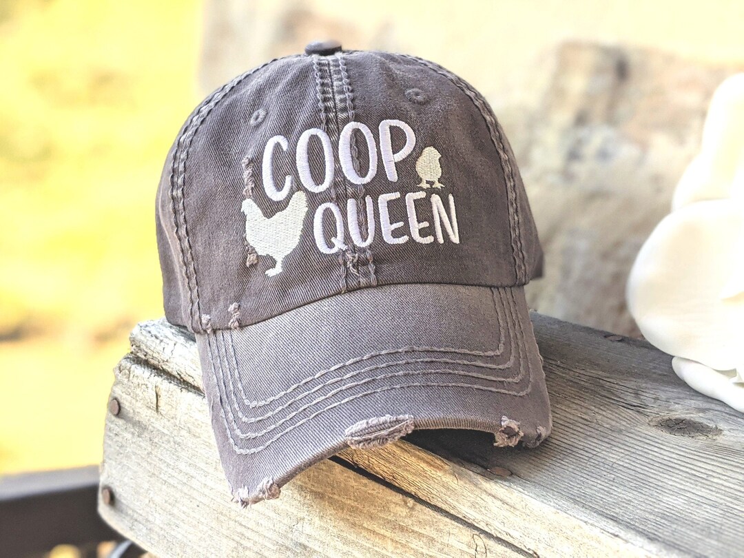 【12月スーパーSALE 15%OFF】 Hat, Chicken Custom Women's Coop Gift Cap, Baseball Queen 帽子