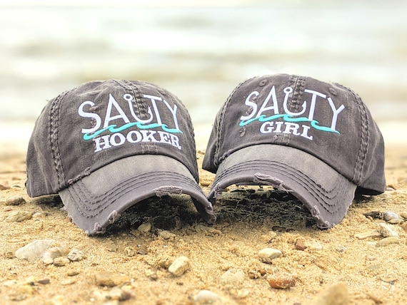 Women's Salty Fishing Hat, Cute Funny Pun Fishing Baseball Cap, Female Girl  Salt Water Fisherman Gift Present Clothing, Hawaii Florida Keys -   Canada