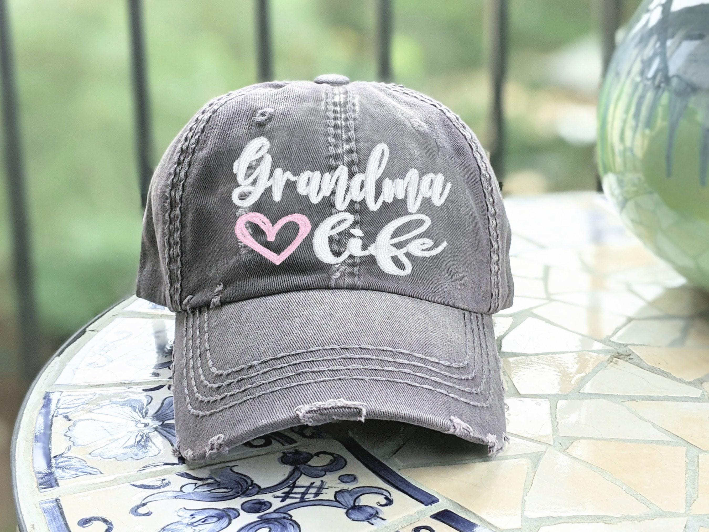 Grandma Life Hat: Embroidered Baseball Cap, Gift Clothing Present
