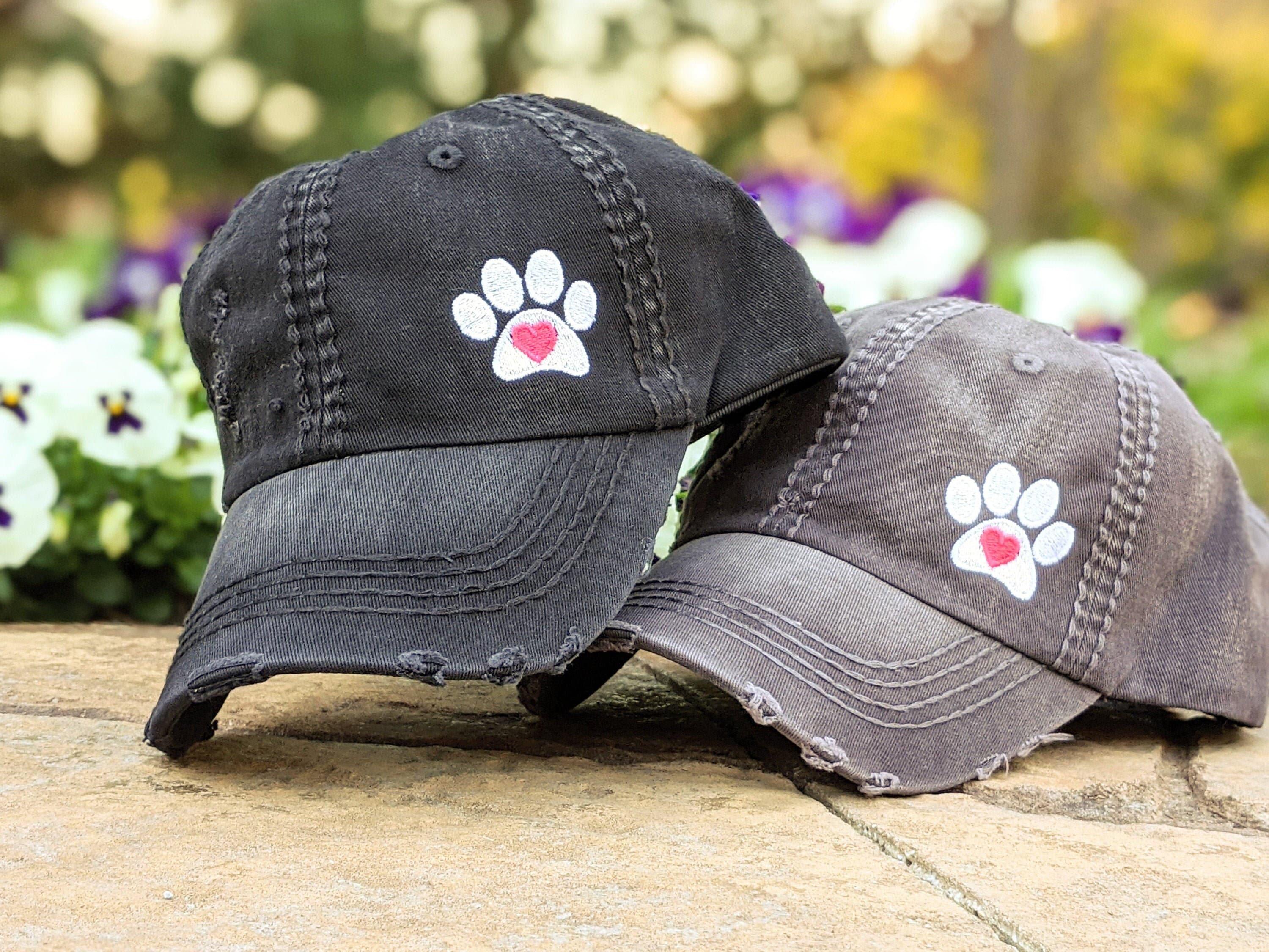 New Custom Designed Black Distressed Baseball Cap with Animal Print Star Low Profile Canvas Leopard Print Mesh Trucker Cap, Brown at  main image 2
