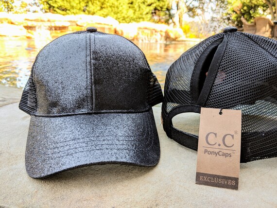 CC Glitter High Ponytail Cap Glitter 