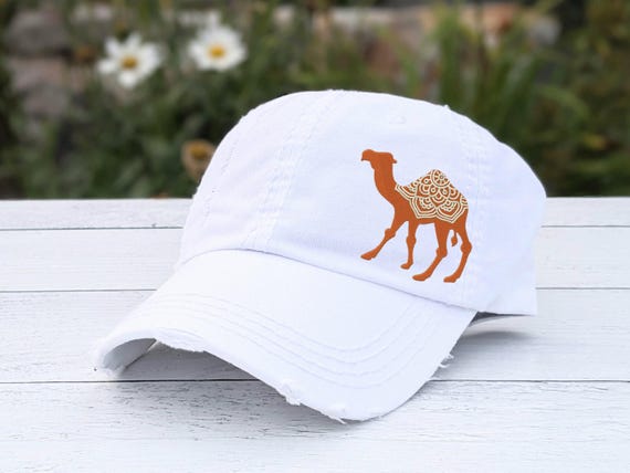 Embroidered Camel Baseball Cap: Women display picture 1
