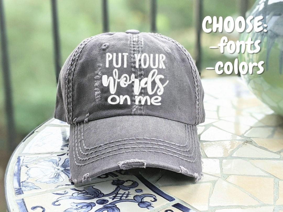 Custom Text Hat Roblox CUSTOM TEXT HATS Custom Trucker Hat