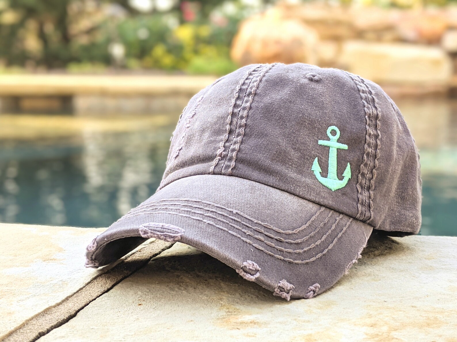Women's Custom Color Anchor Hat Women's Anchor Hat Etsy