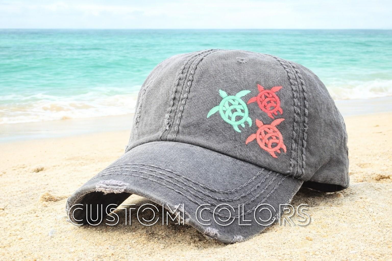Sea Turtle Graphic Baseball Cap Adjustable Cotton Sun Hat Kids main image 3
