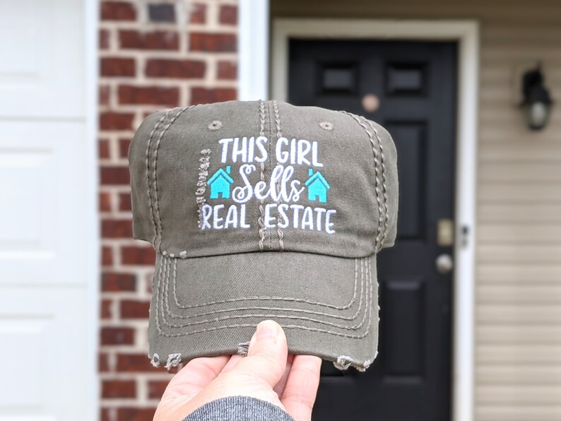 This Girl Sells Real Estate Hat Women's Real Estate Hat Etsy