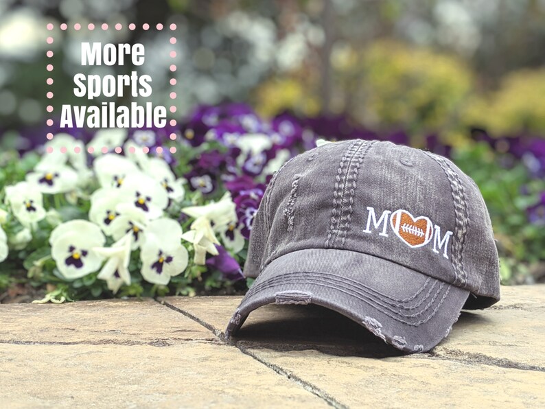 Sport Mom Hat, Cute Mom Hat, Mom Baseball Hat, Cute Hat for Mom, Mom Hat, Mom Baseball Cap, Soccer Mom Hat, Baseball Hat, Cheer Mom Hat image 2