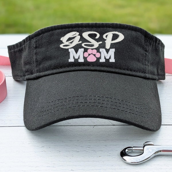 Gsp Dog Mom Visor Etsy