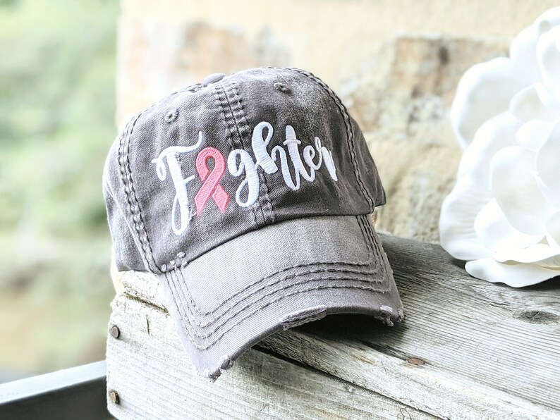 breast cancer baseball cap