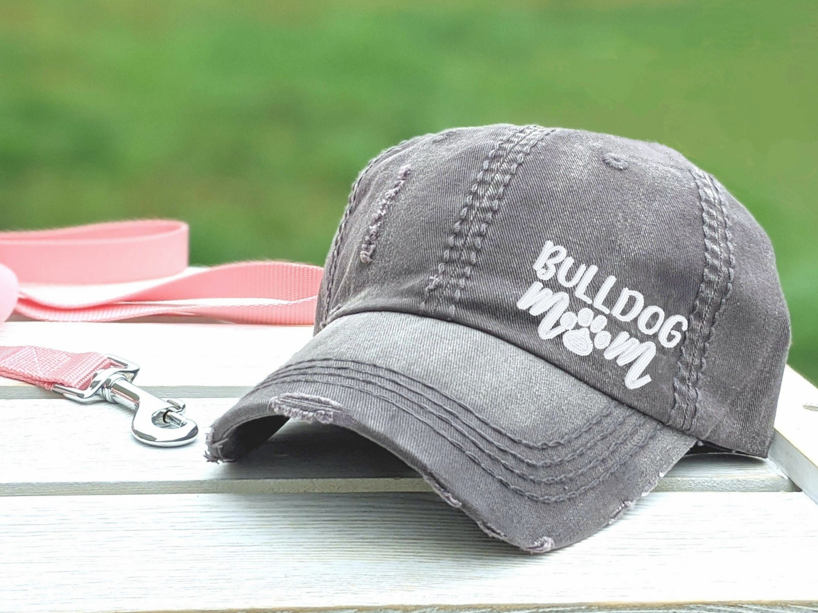 de bulldog de mujer gorra de béisbol de bulldog - Etsy España