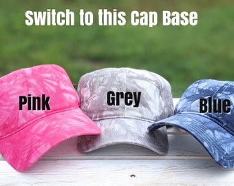 Make It a Tie Dye Baseball Cap, Add-on Item Only - Etsy display picture 3