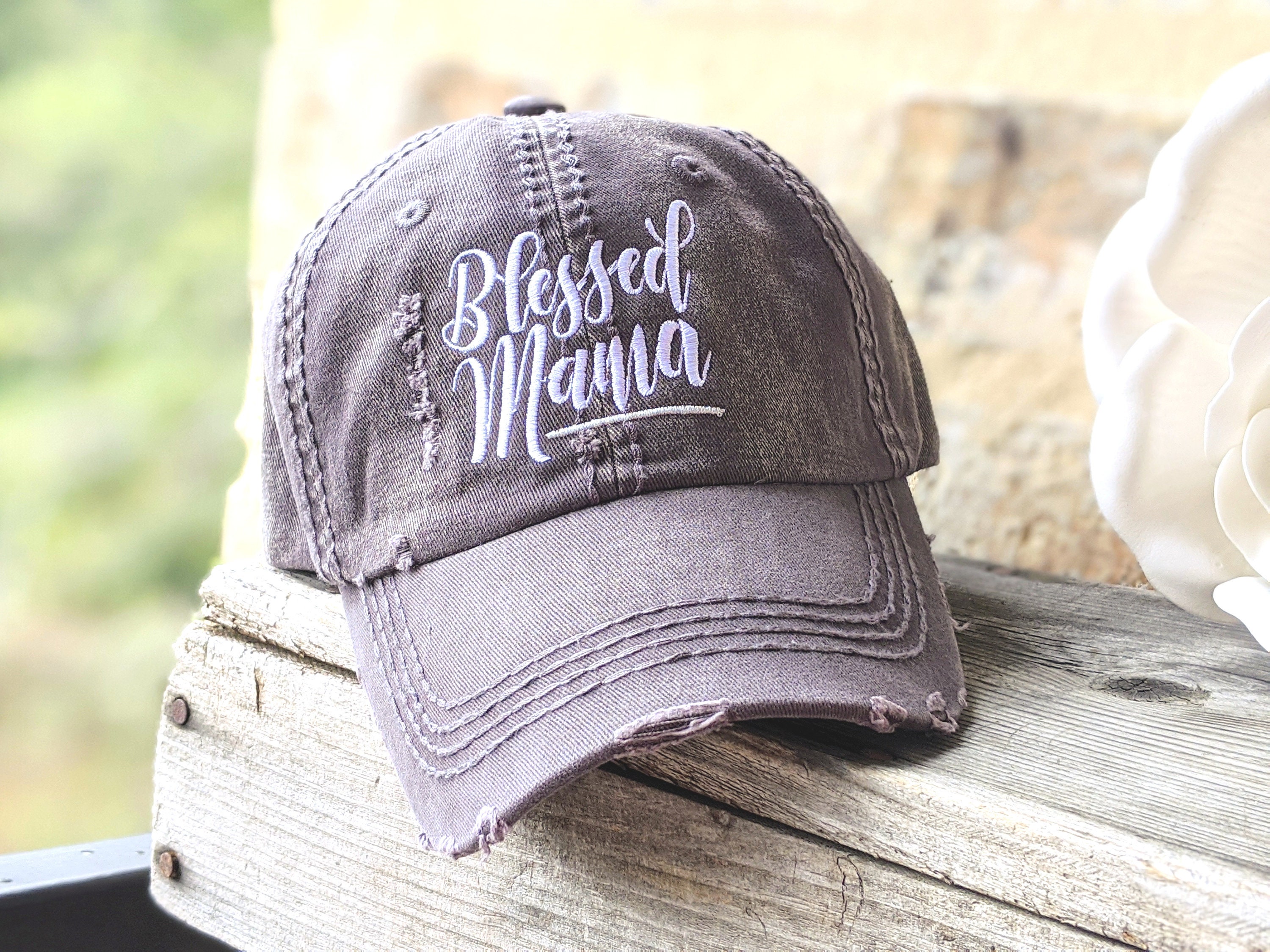 Blessed Mama Baseball Cap Blessed Mama 