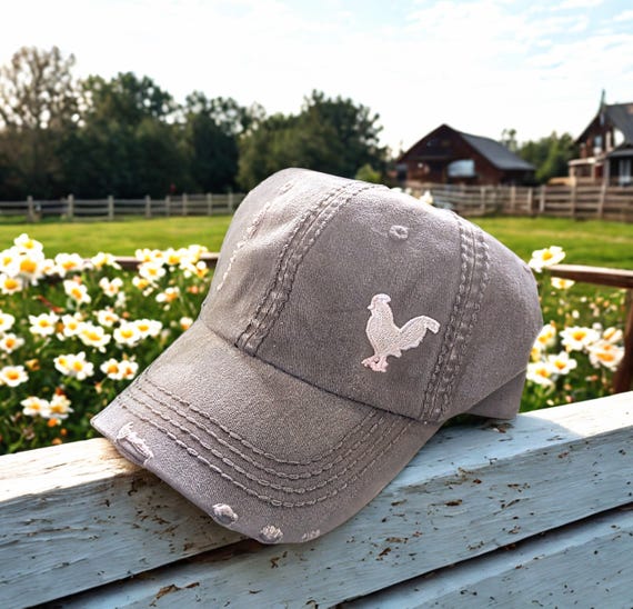 ZLYC Women's Floral Baseball Cap - Adjustable Snapback Hat With Striped Brim & Curved Bill