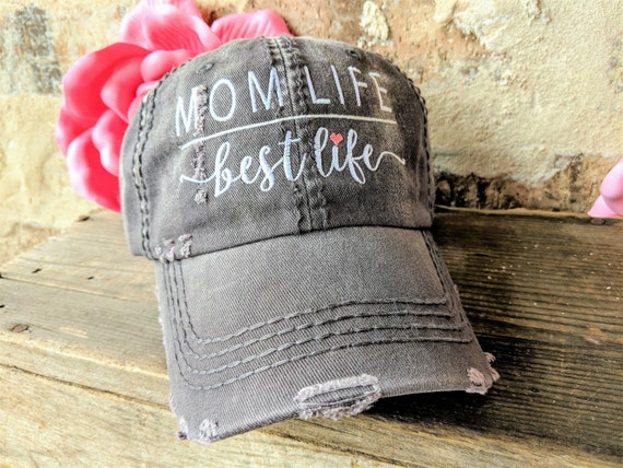 mom life baseball hat