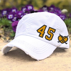 Women&#39;s Field Hockey Baseball Cap: Custom Player Jersey Team Number, Embroidered Hat Mom Wife