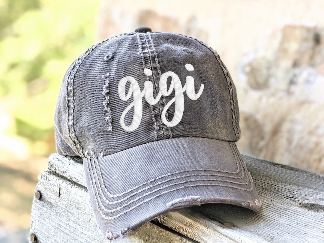 Women's Gigi Baseball Cap Cute Gigi Hat Birthday - Etsy
