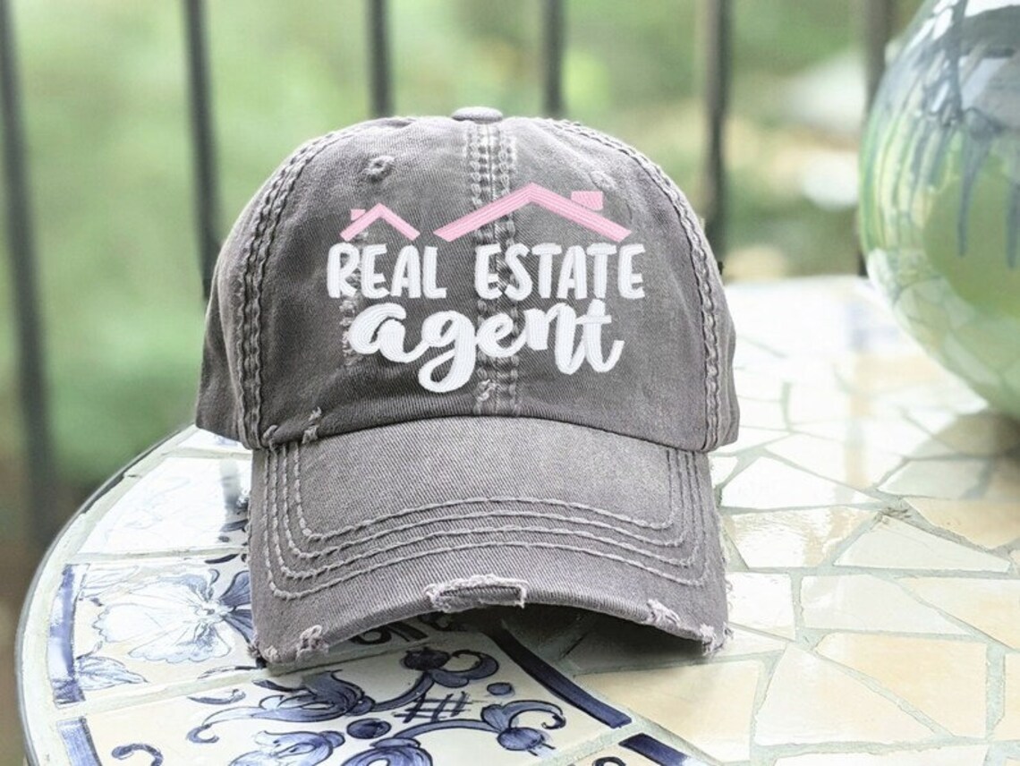 Women's Real Estate Baseball Cap Real Estate Hat Real Etsy