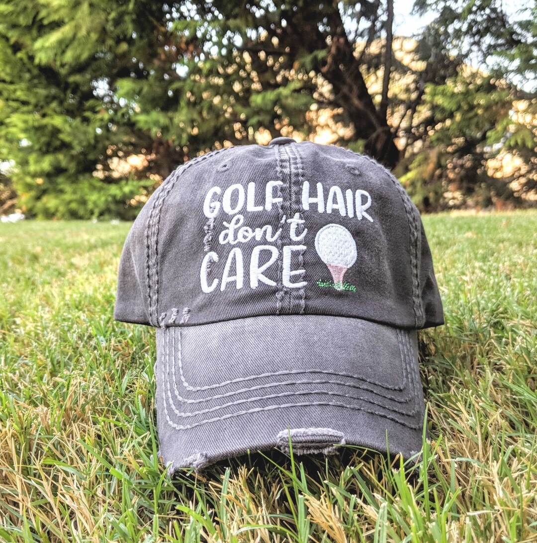 Women's Golf Hat Golf Hair Don't Care Hat Golf Hair Etsy