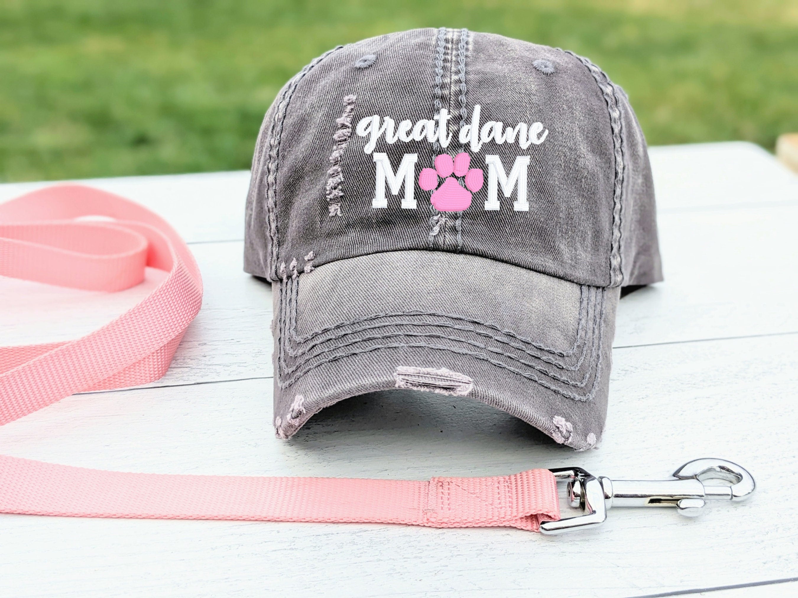 Women s Great Dane Dog Mom Hat Cute Embroidered Great Dane