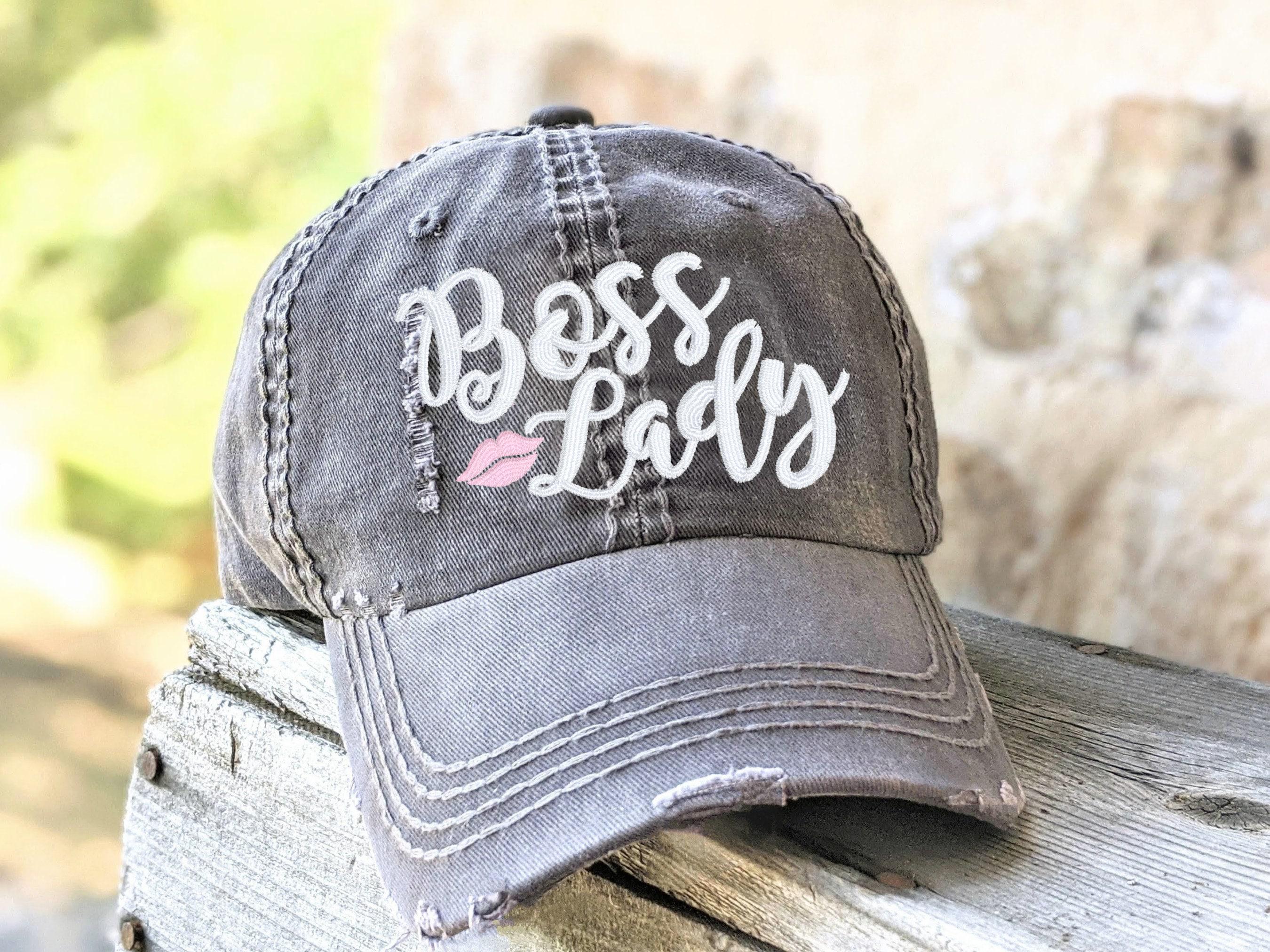Boss Lady Black and Red Embellished Cap 031591BC-84D6-449E-B8DF-  main image 3