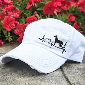 Horse Heartbeat Baseball Cap: Embroidered Equestrian Gift