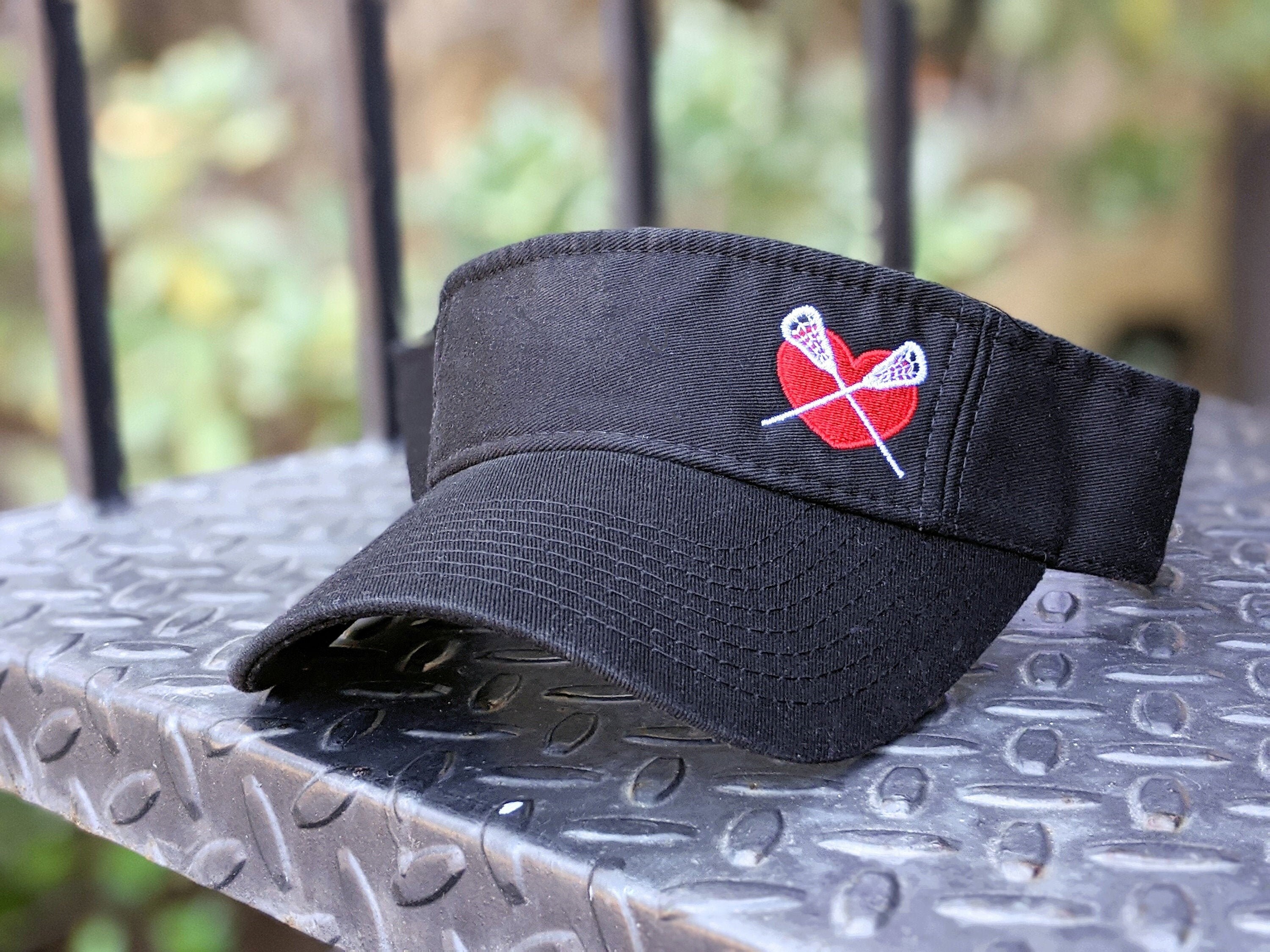 Women's lacrosse visor lacrosse visor i love lacrosse Etsy